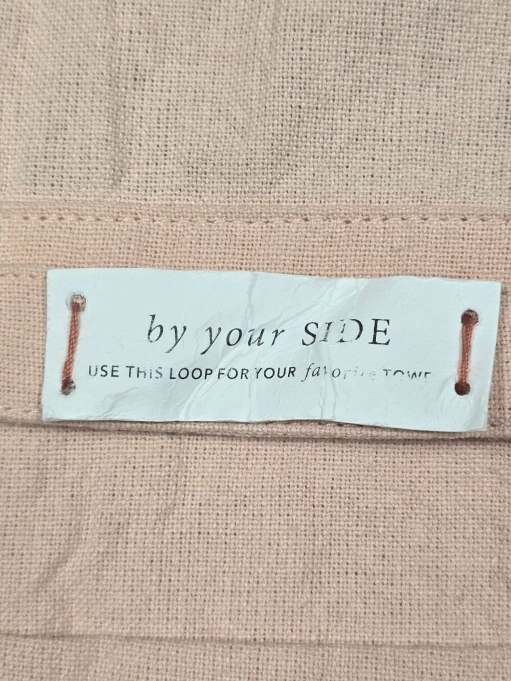 Anthropologie Pink 100%Cotton Apron Adjustable - Picture 6 of 6